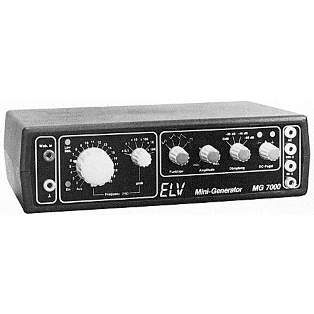 ELV-Serie 7000: ELV-Mini-Funktionsgenerator MG 7000