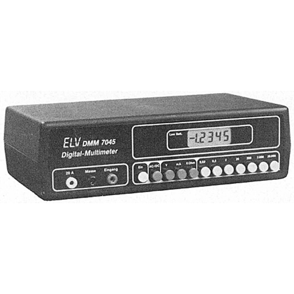 ELV-Serie 7000: Präzisions-Digital-LCD-Multimeter Teil 1/2