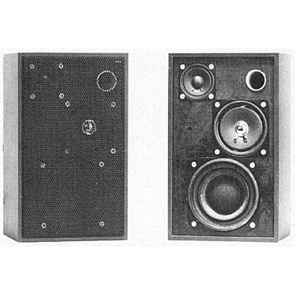 Aktiv-3-Wege-HiFi-Baßreflex-Regalbox ABR 30