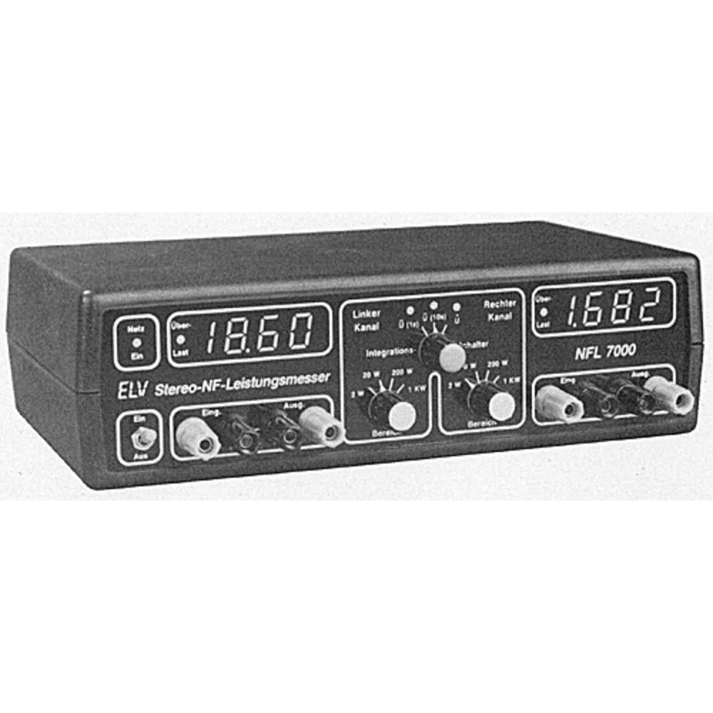 ELV-Serie 7000: Digital-NF-Stereo-Leistungsmesser NFL 7000 Teil 1/2