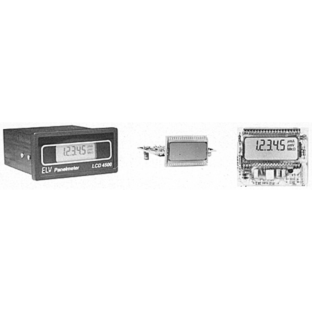 4,5stelliges LCD-Panelmeter