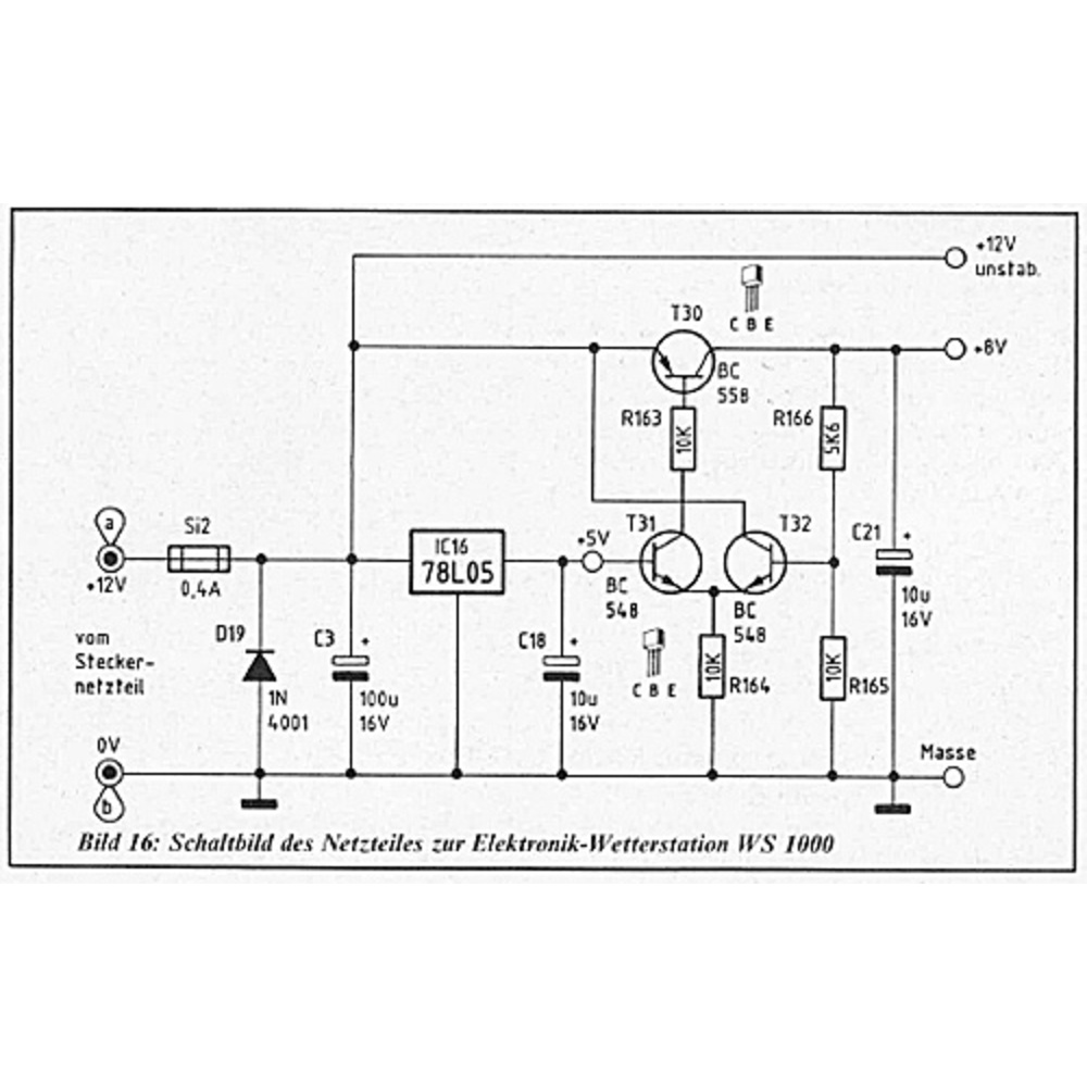 Elektronik-Wetterstation WS 1000 Teil 3/5