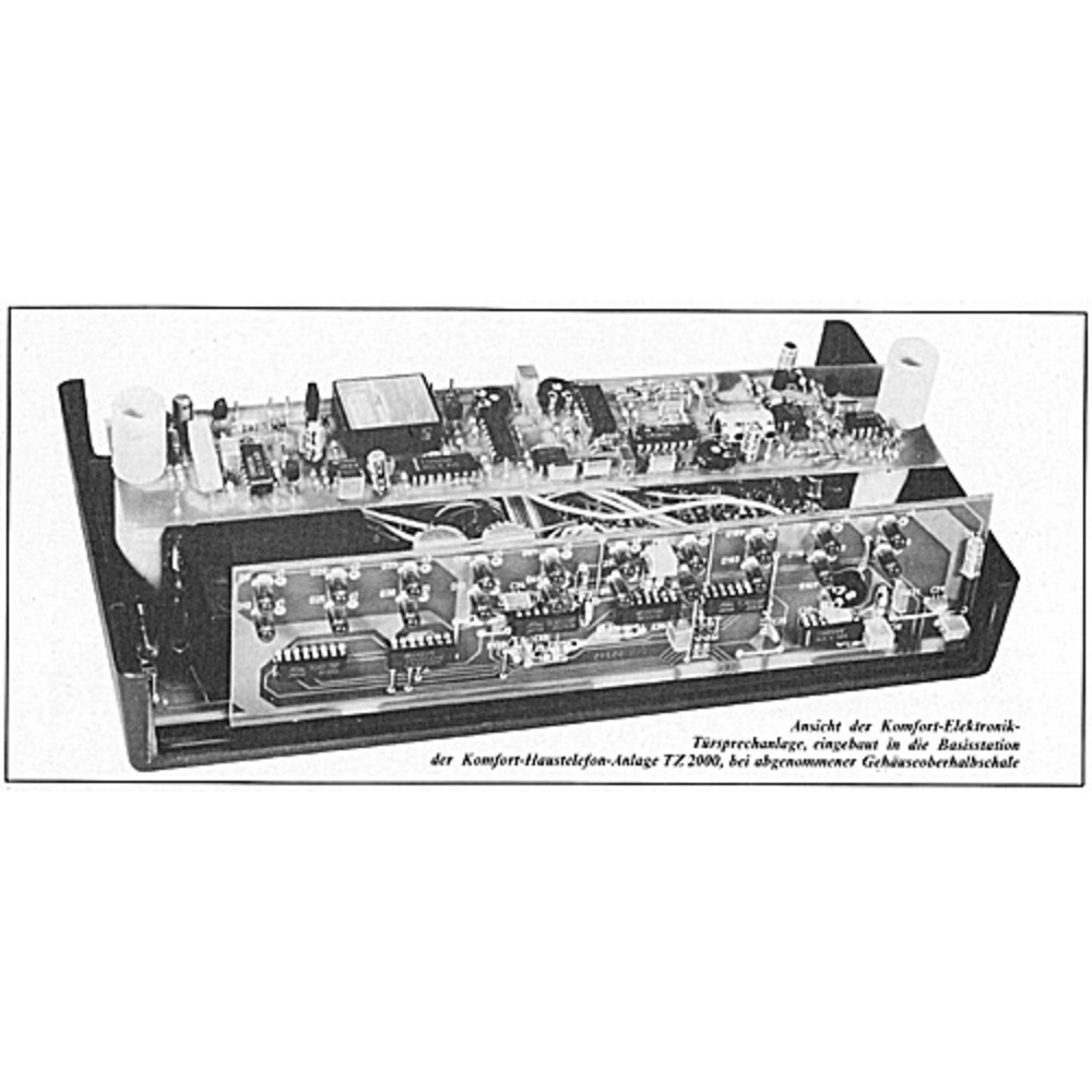 Komfort-Elektronik-Türsprechanlage - Als Ergänzung zur Komfort-Haustelefon-Anlage TZ 2000 (ELVjournal, Nr. 35) Teil 2/2