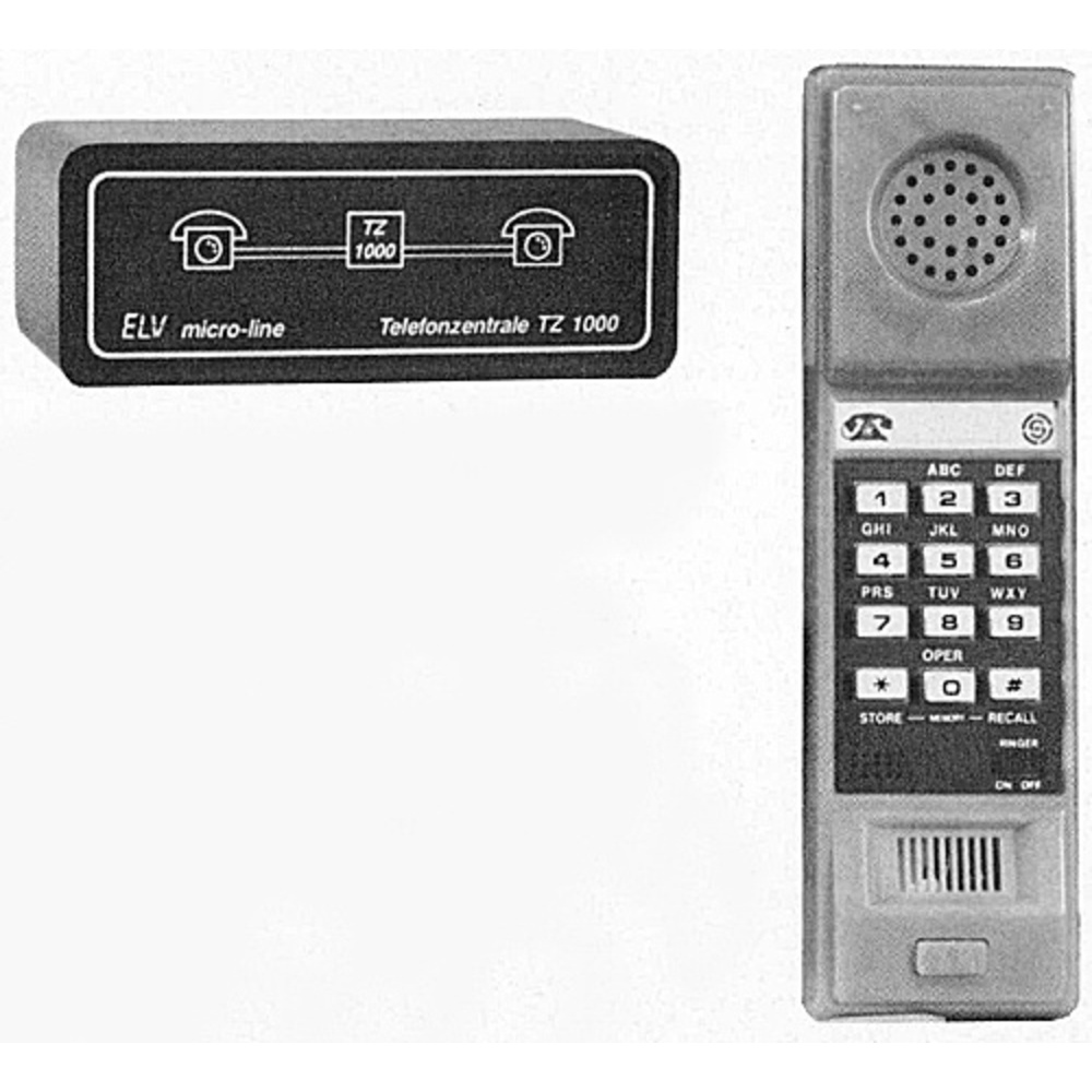 Komfort-Mini-Telefonzentrale TZ 1000