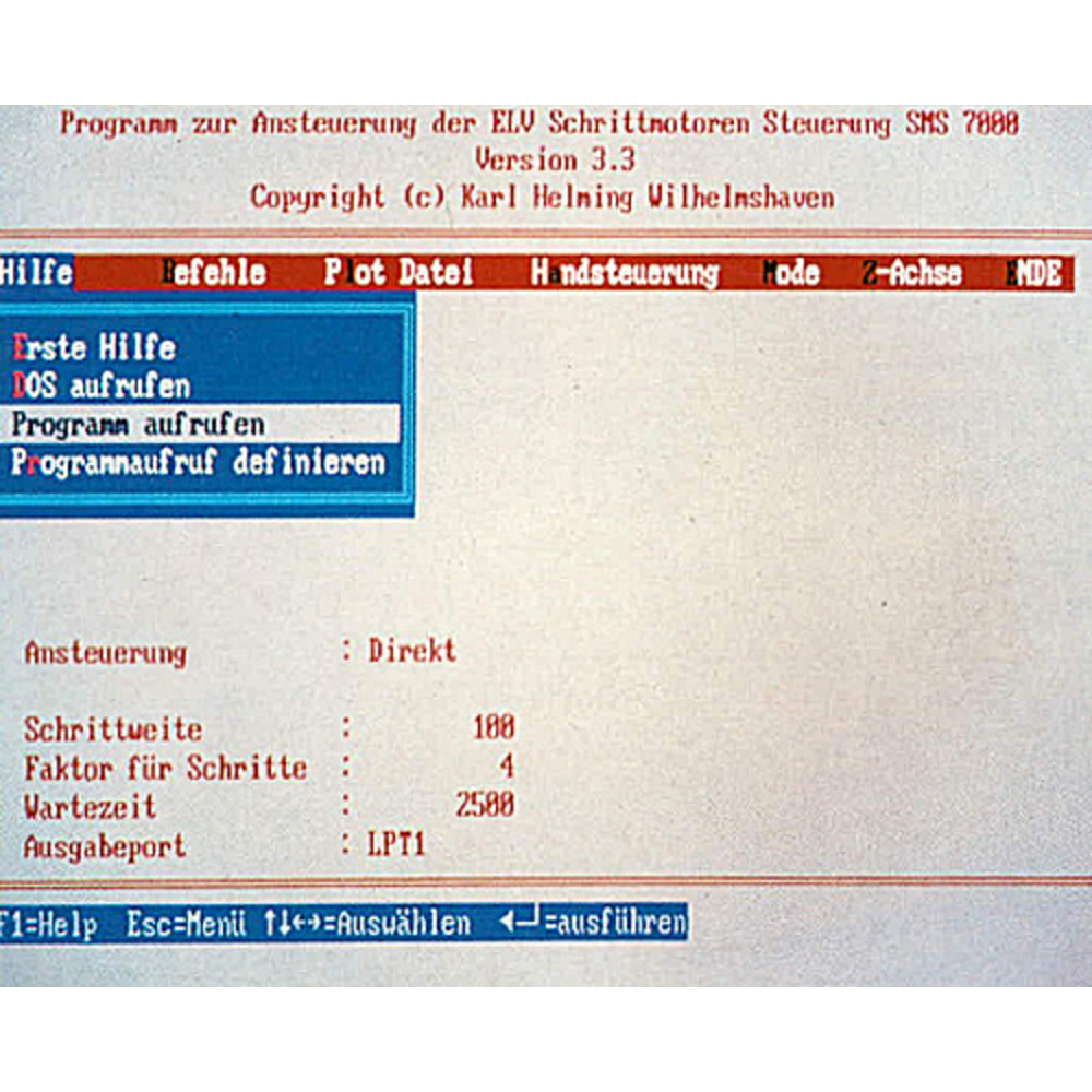 Centronics-Schrittmotorsteuerung SMS 7000 Teil 2/3