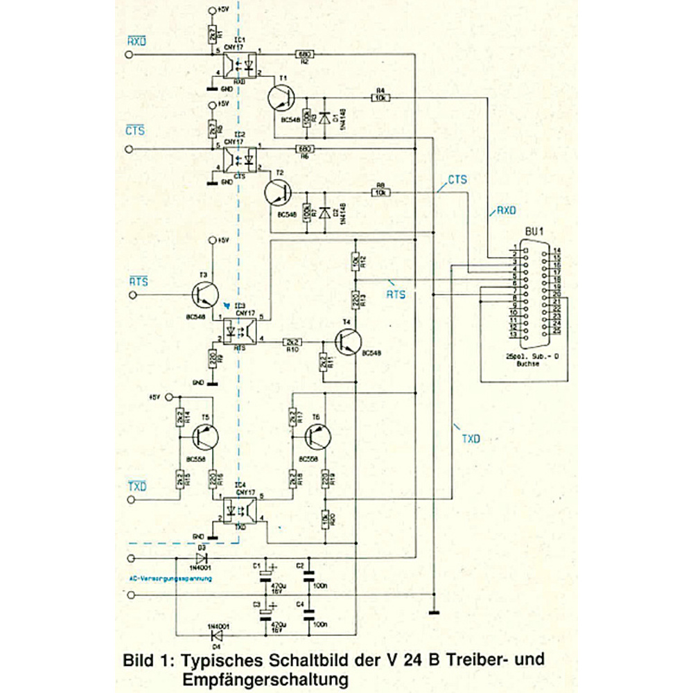 Die V 24 B-Schnittstelle