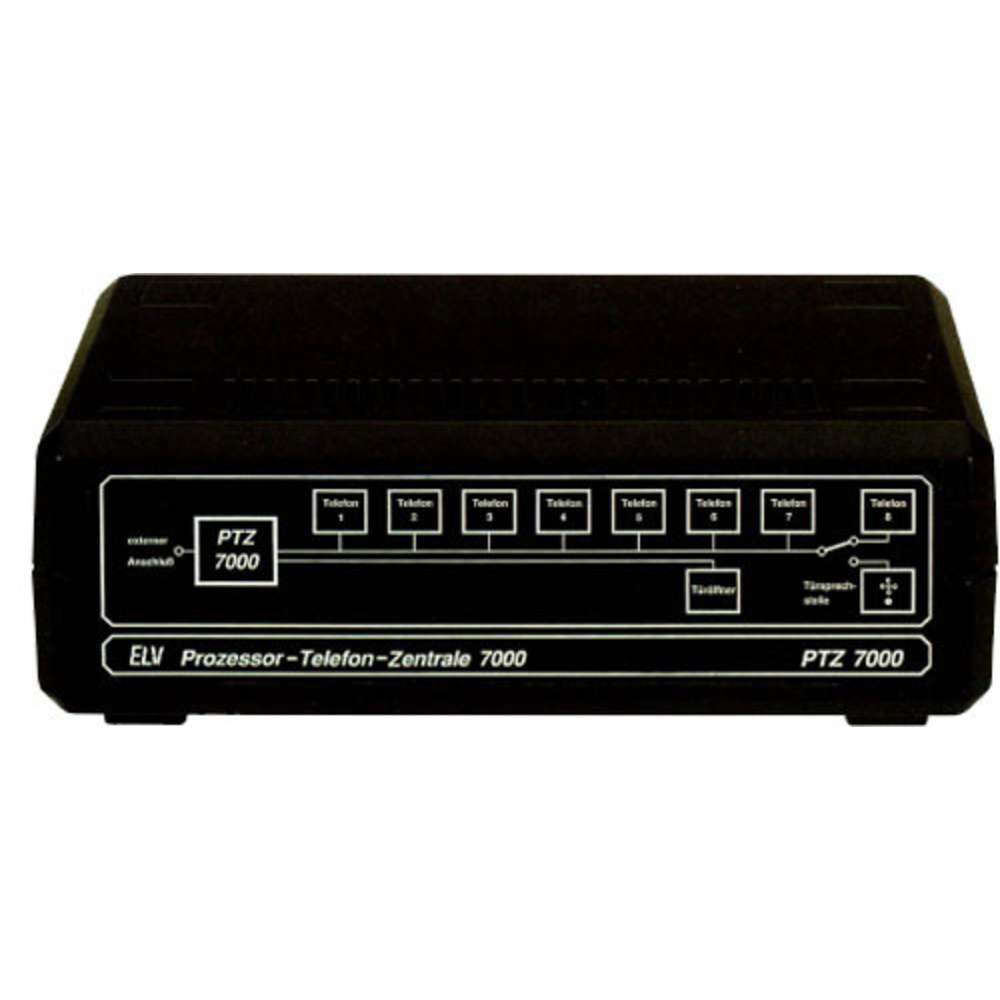 Prozessor-Telefon-Zentrale PTZ 7000 Teil 1/2