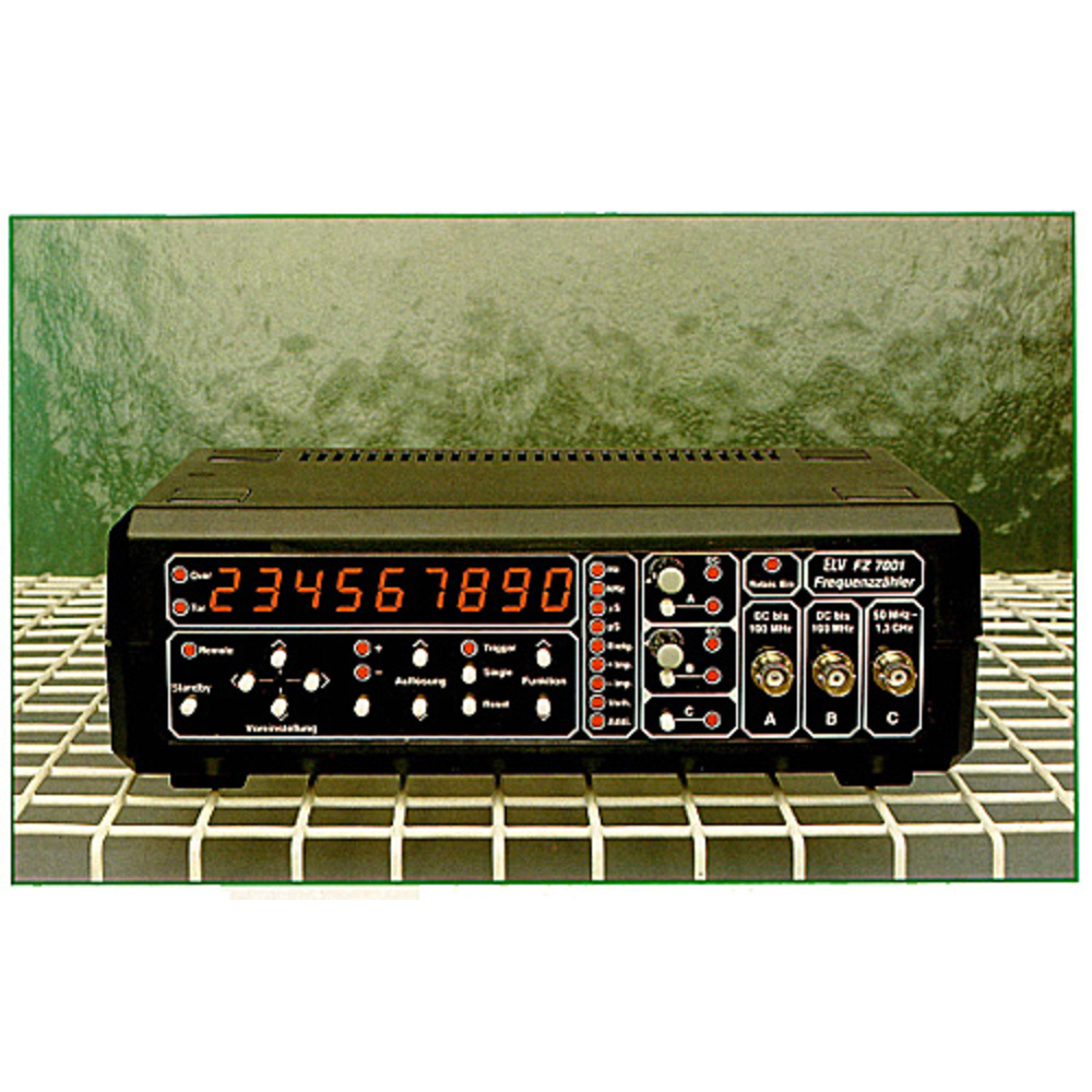 Prozessor-Frequenzzähler FZ 7001 Teil 5/5