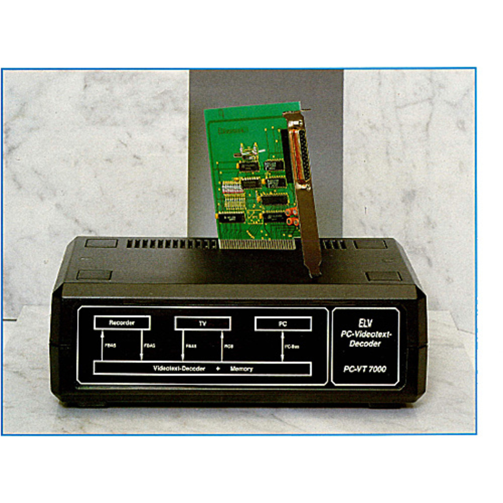 PC-Videotext-Decoder PC-VT 7000 Teil 1/3