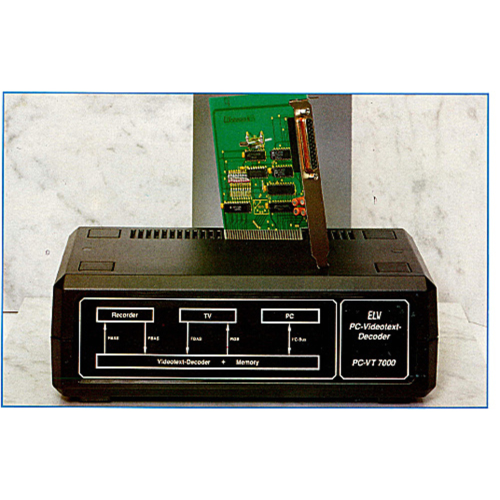 PC-Videotext-Decoder PC-VT 7000 Teil 2/3