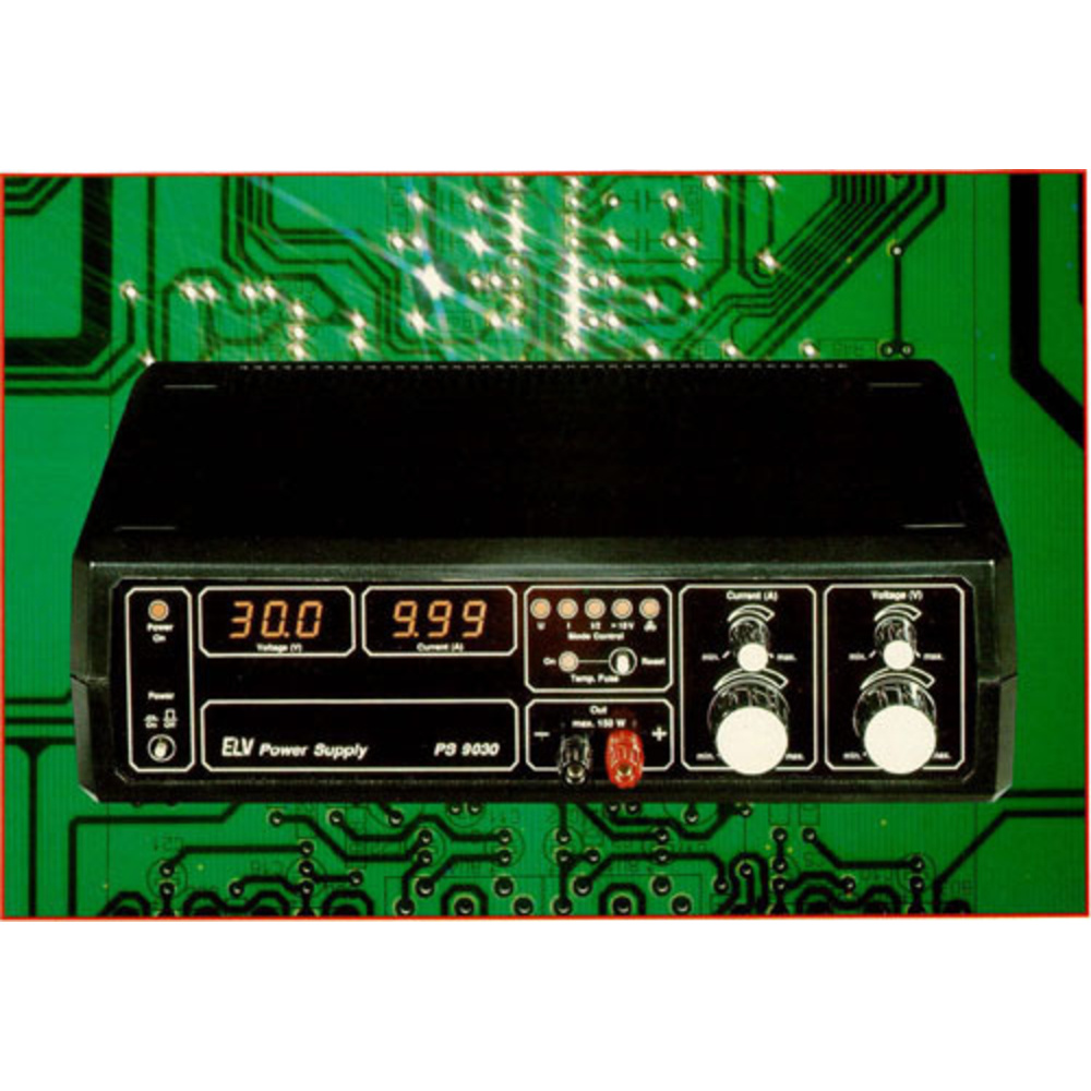 Power-Supply PS 9030: 0-30 V/10 A Teil 1/2