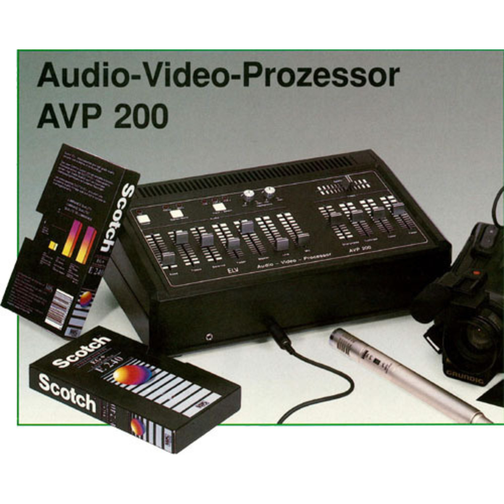 Audio-Video-Prozessor AVP 200 Teil 1/2