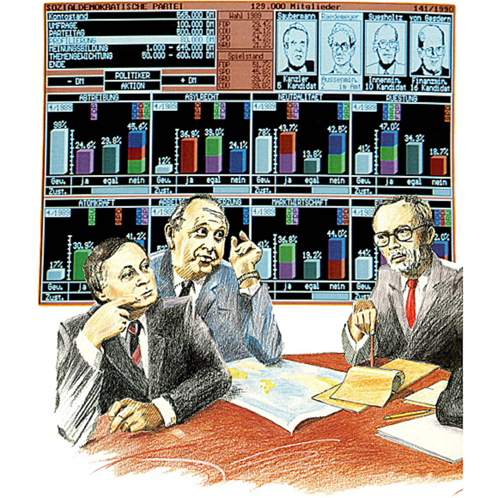POLIT-POKER: Computer-Spiele einmal anders