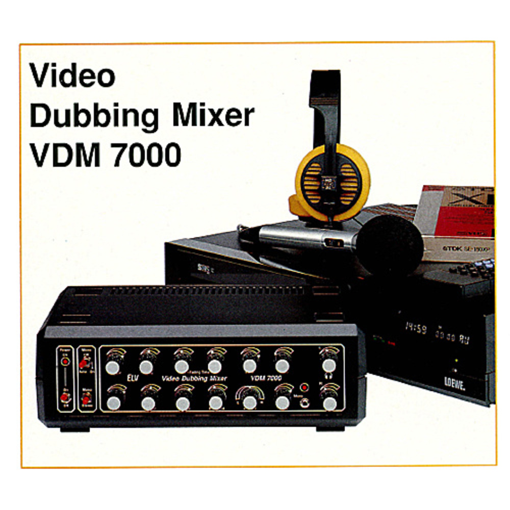 Video Dubbing Mixer VDM 7000