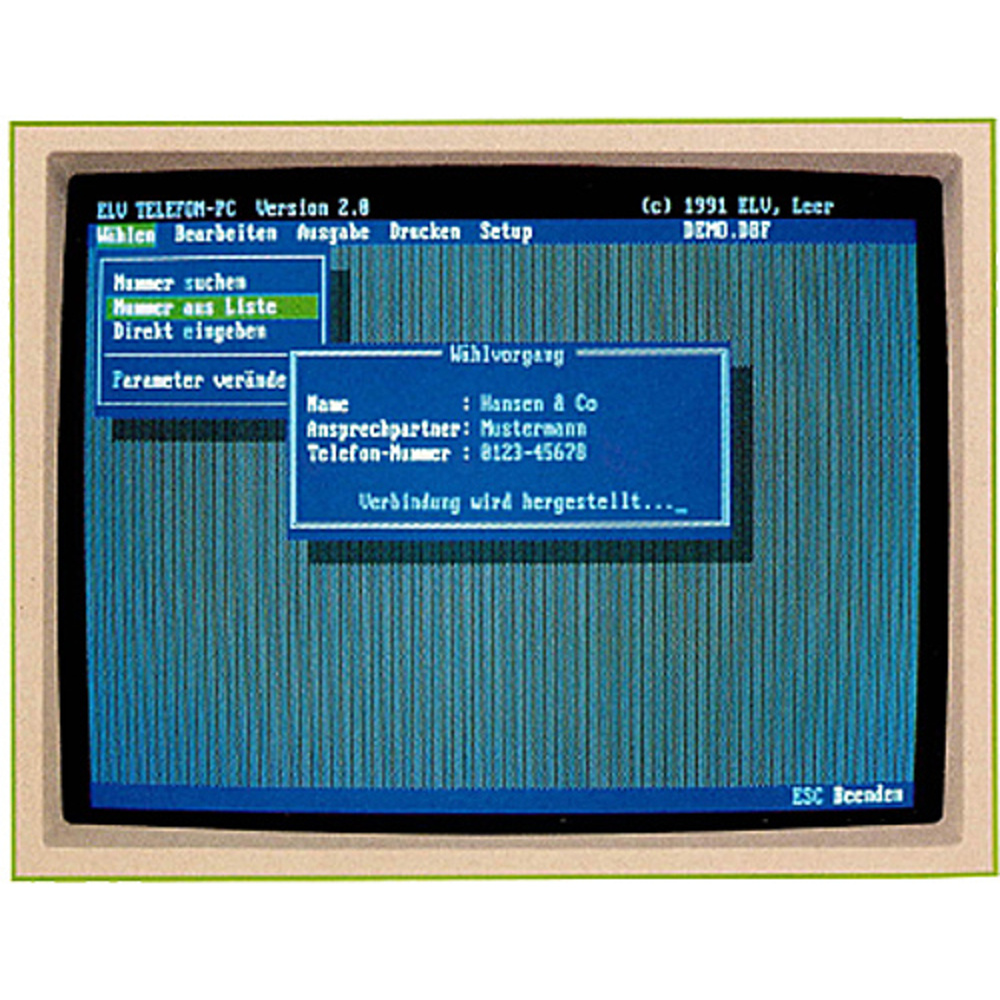 PC-Telefon-Wählgerät TW 91 Teil 1/3