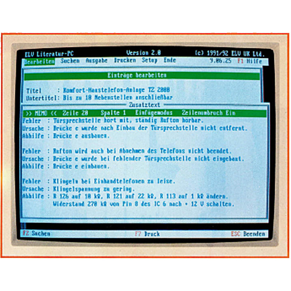 ELV-Literatur-PC