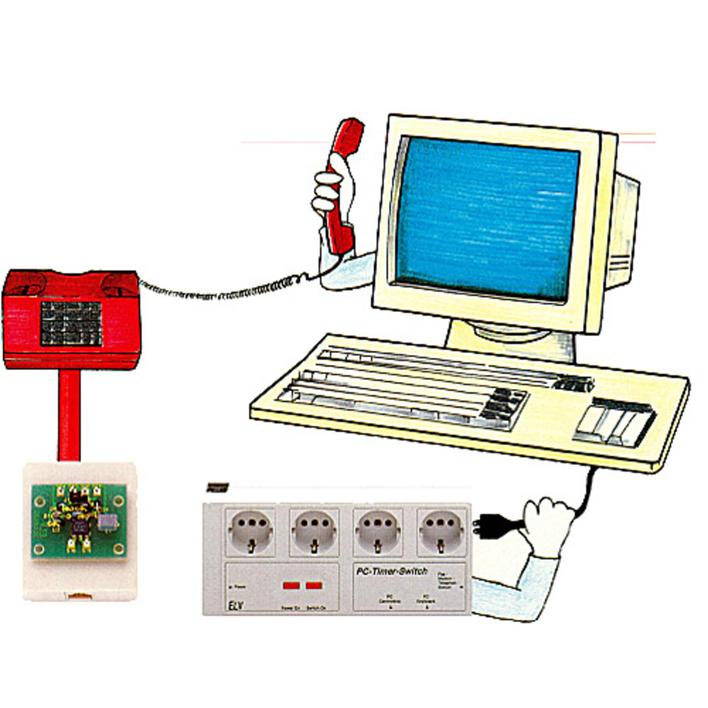Telefon-Signalerkennung für PC-Timer-Switch TS 2000
