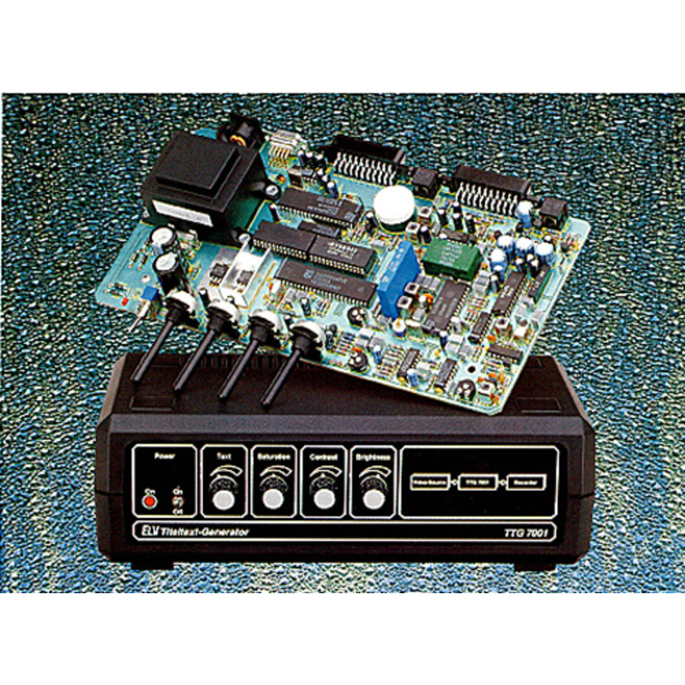 Video-Titeltext-Generator TTG 7001 Teil 2/4