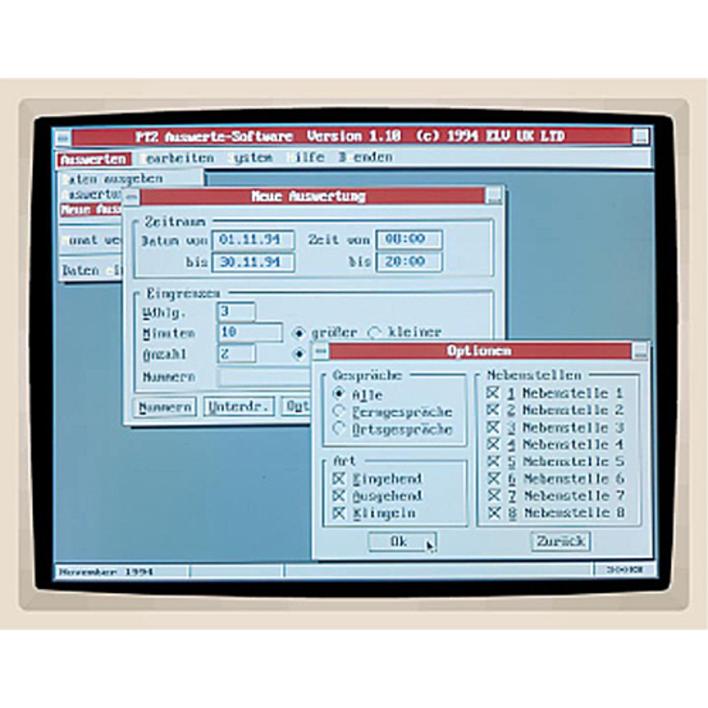 Telefonanlagen-Auswertesoftware