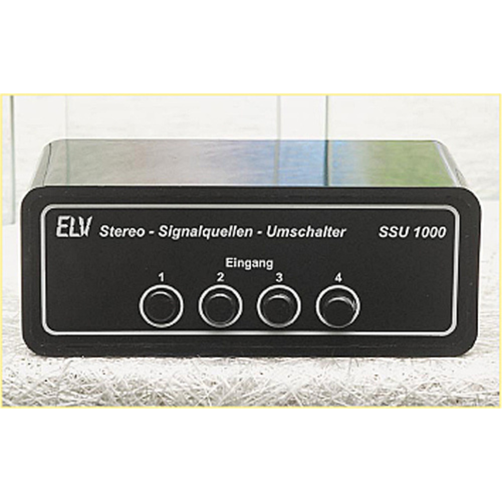 Stereo-Signalquellen-Umschalter SSU 1000