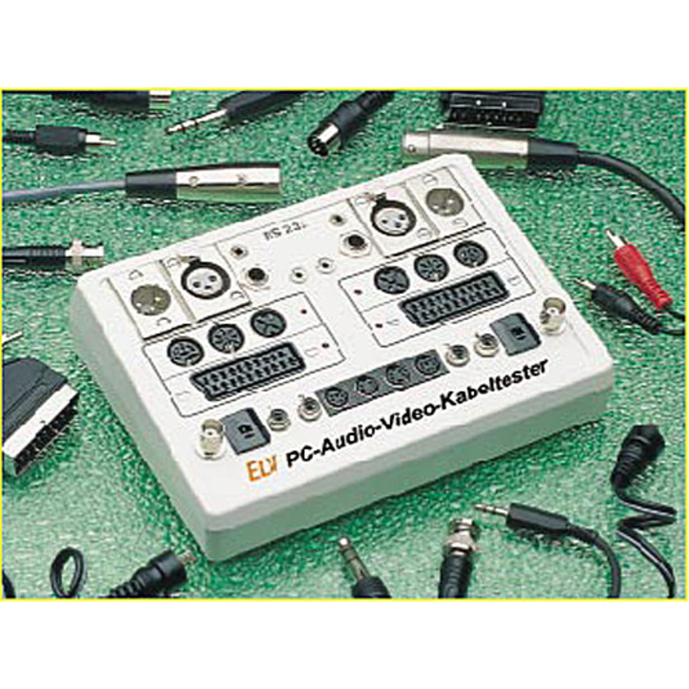 PC-Audio-Video-Kabeltester AVK 97 Teil 2/3