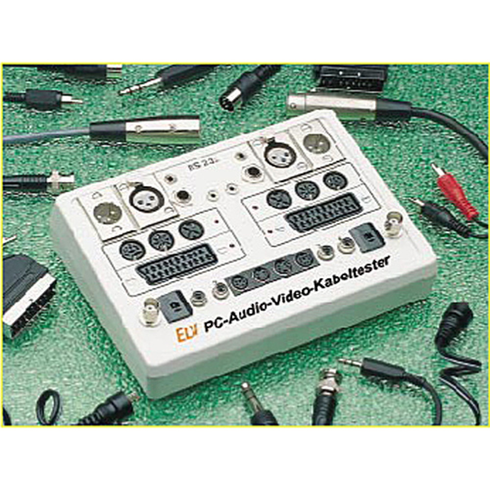 PC-Audio-Video-Kabeltester AVK 97 Teil 3/3