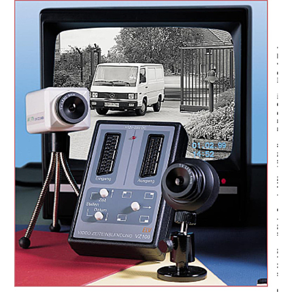 Zeit- und Datumseinblendung in Videosignale VZ 100