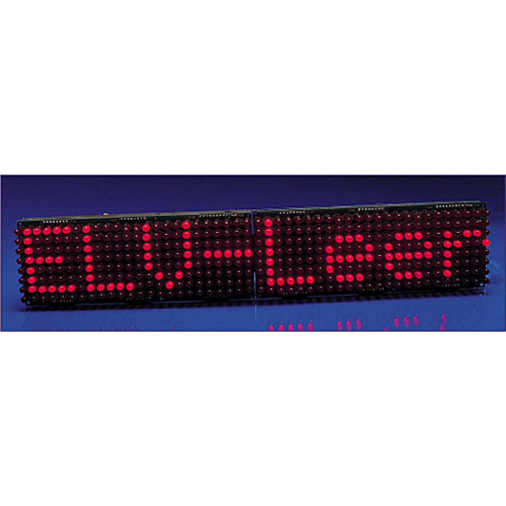 LED-Matrix-Anzeige für einfarbige und mehrfarbige Leuchtdioden Teil 4/4