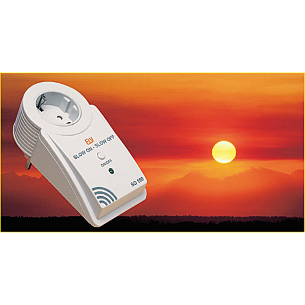 Slow on - Slow off Zeitgesteuerter Dimmer SO 100