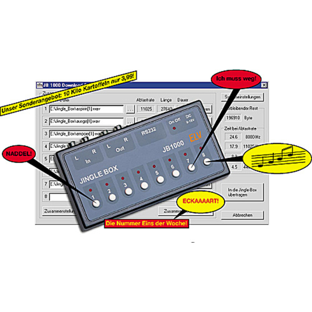 Jingles vom Chip - Jingle-Box JB1000 Teil 1/2