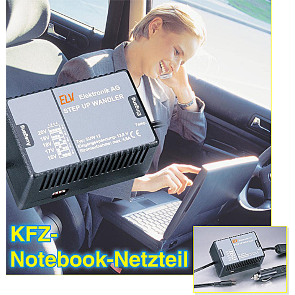 Kfz-Notebook-Netzteil SUW12