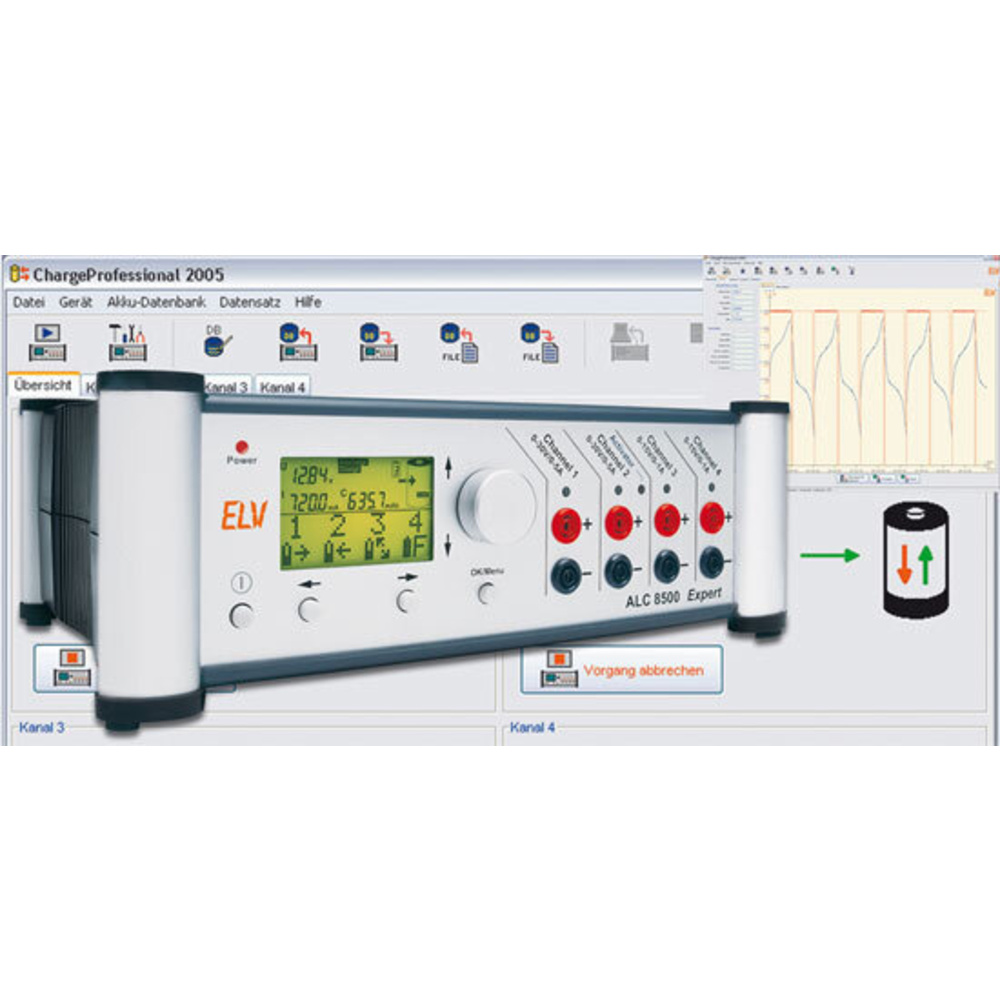 Akku-Lade-Center ALC 8000/ALC 8500 Expert Teil 3/8