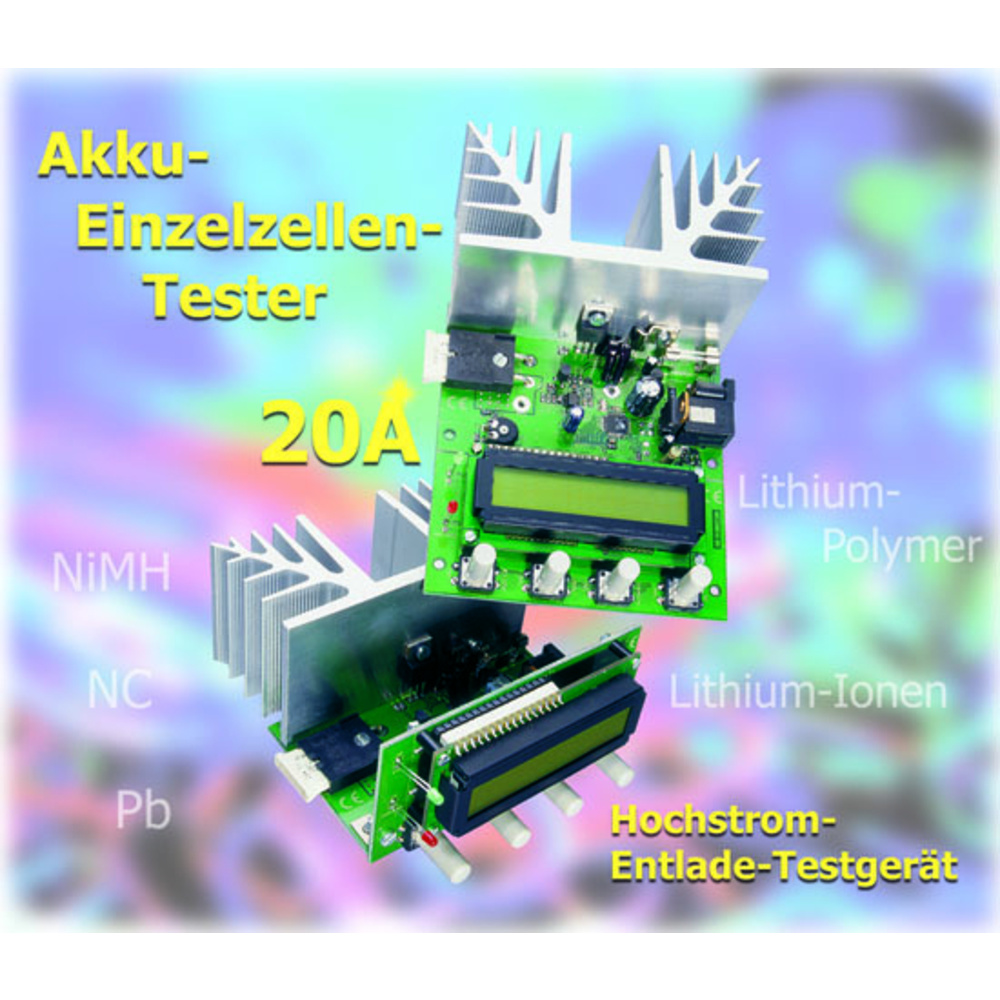 Akku-Einzelzellen-Tester HET 20 Teil 1/2