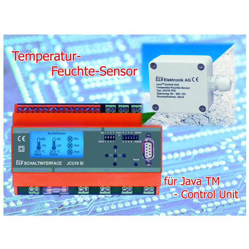 Temperatur-Feuchte-Sensor JCU 10 TFS für Java TM - Control Unit