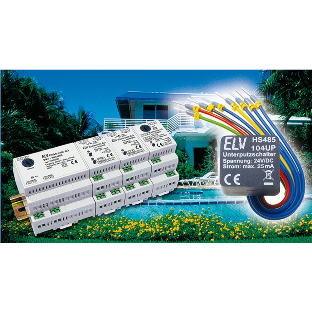 Hausschaltsystem HS485 – 4fach-I/O-Modul