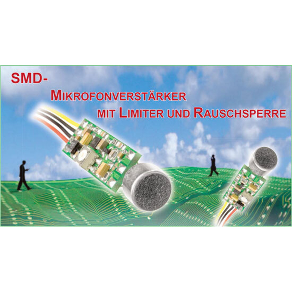 SMD-Mikrofonverstärker SMV 5 mit Limiter und Rauschsperre