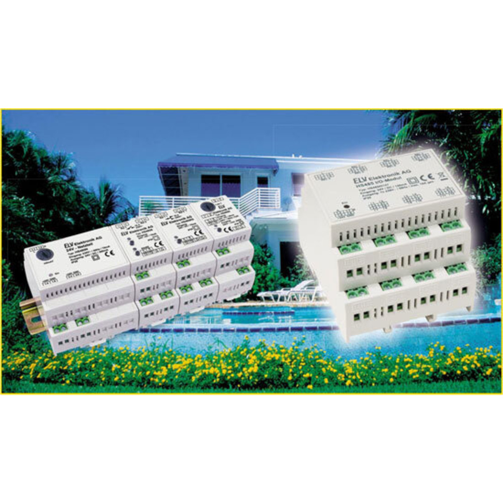 Hausschaltsystem HS485 – Hutschienen-Multi-I/O-Modul IO127 Teil 1/2