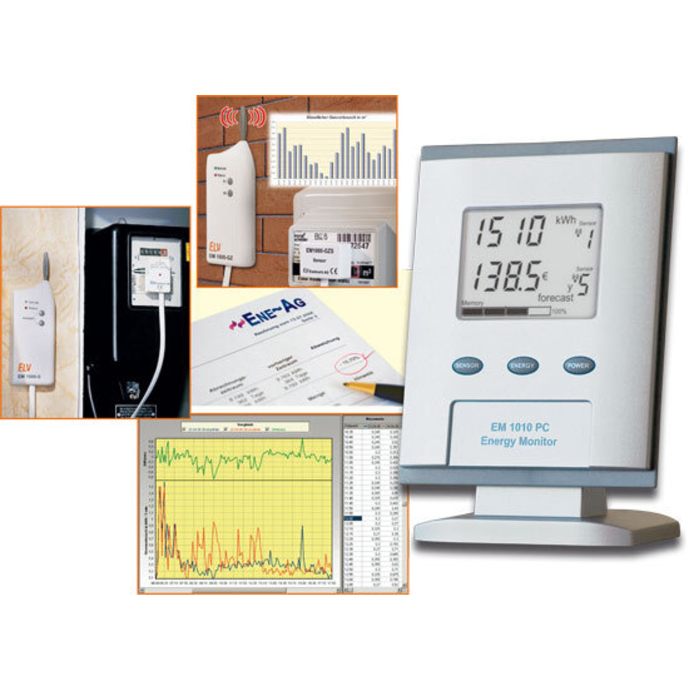 Funk-Energiemonitor mit Datenlogger EM 1010 PC Teil 2/3