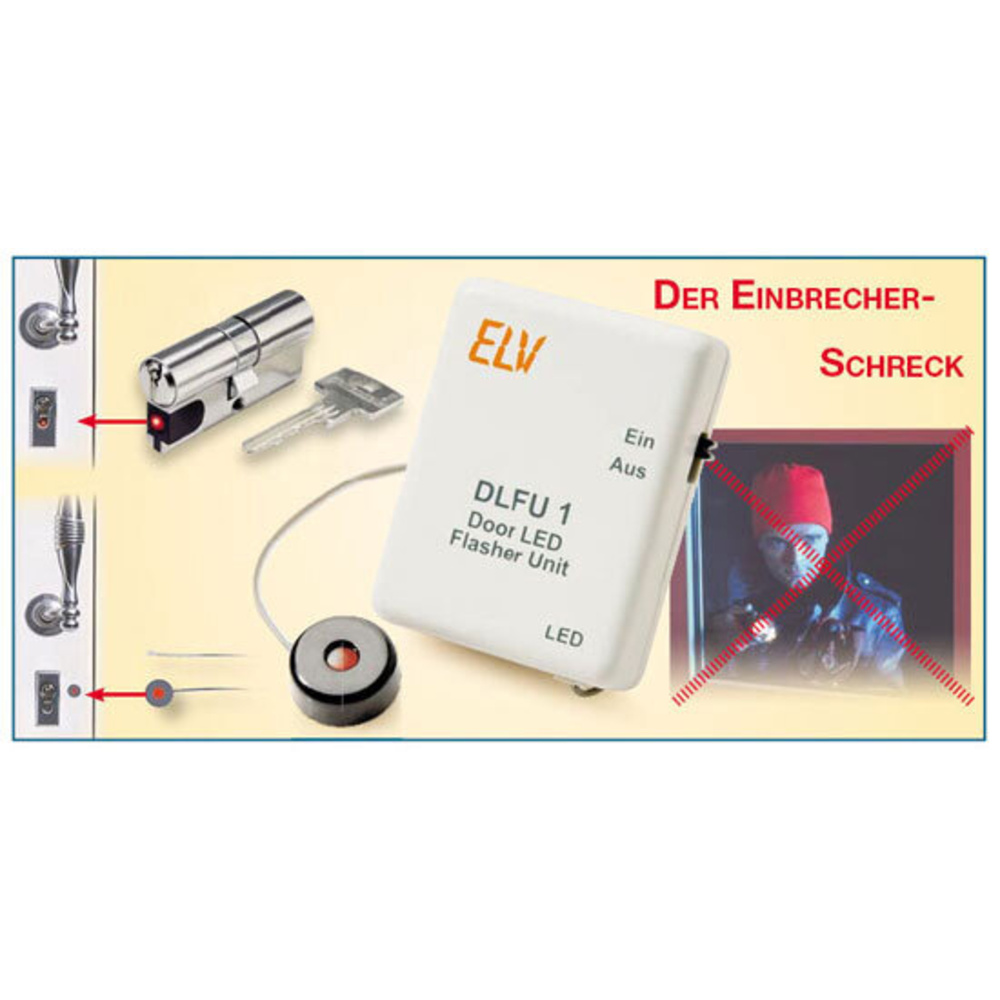 LED-Alarm-Blinker DLFU 1 – Der Einbrecher-Schreck