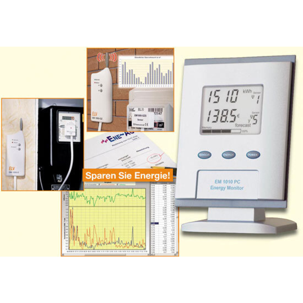 Funk-Energiemonitor mit Datenlogger EM 1010 PC Teil 3/3