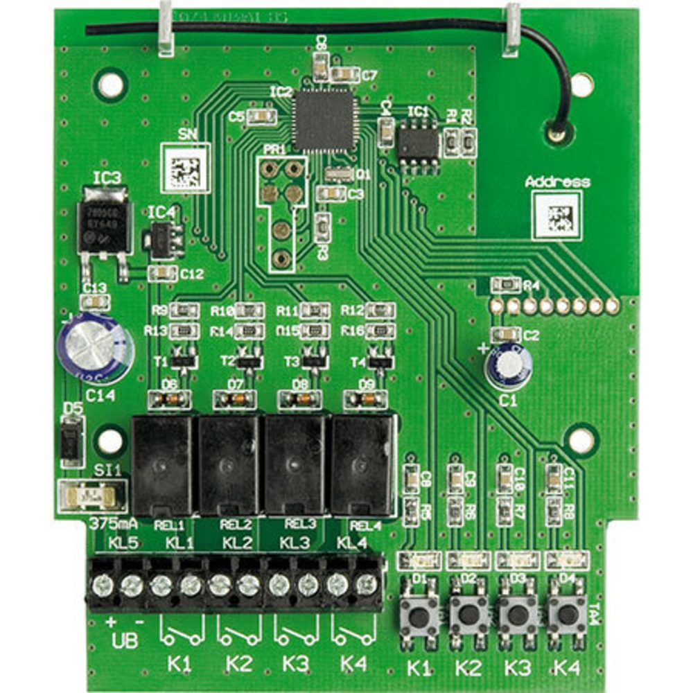 Homematic HM-LC-SW4-PCB 4-Kanal-Empfänger