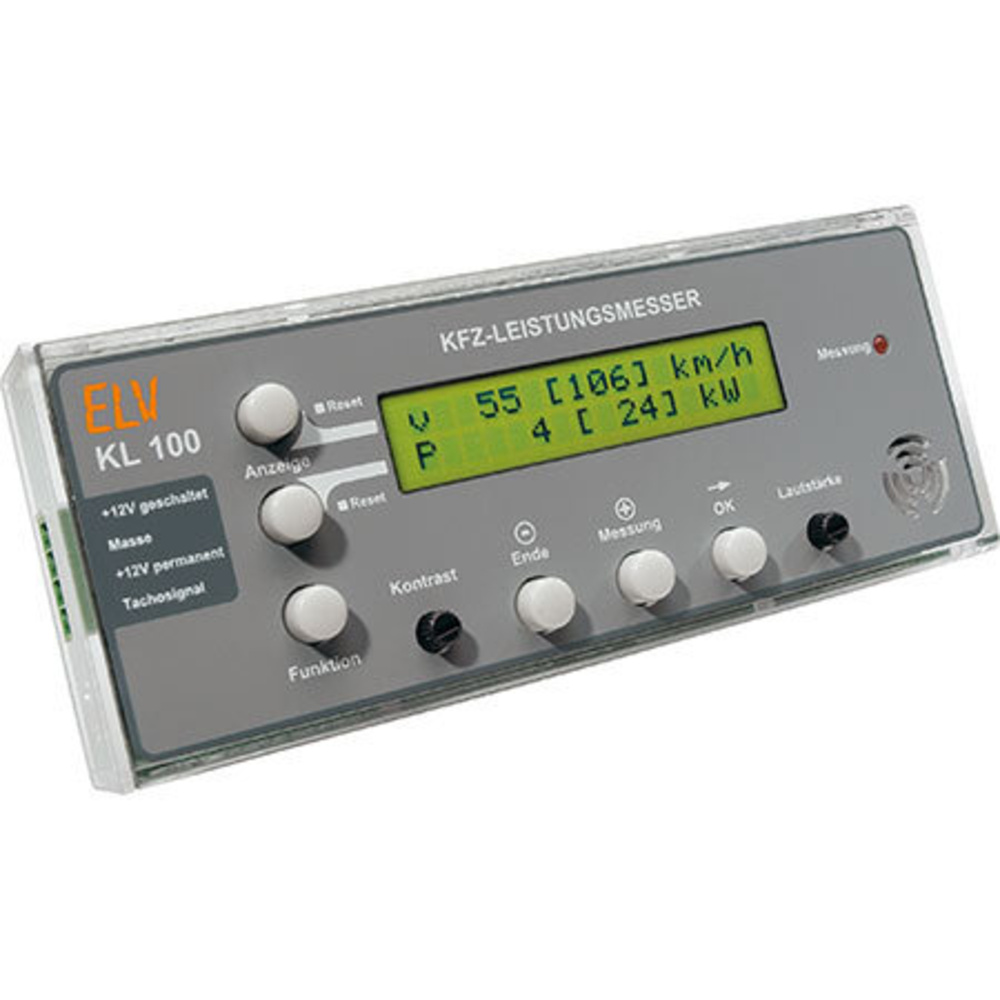 Kfz-Leistungsmesser KL 100 - Zeigt, was in Ihrem Motor steckt Teil 4/4