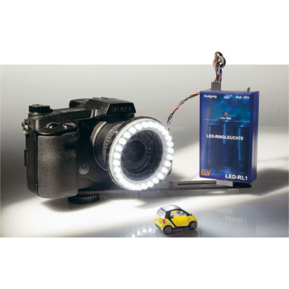 Perfekt ausgeleuchtet – LED-Kamera-Ringleuchte LED-RL 1