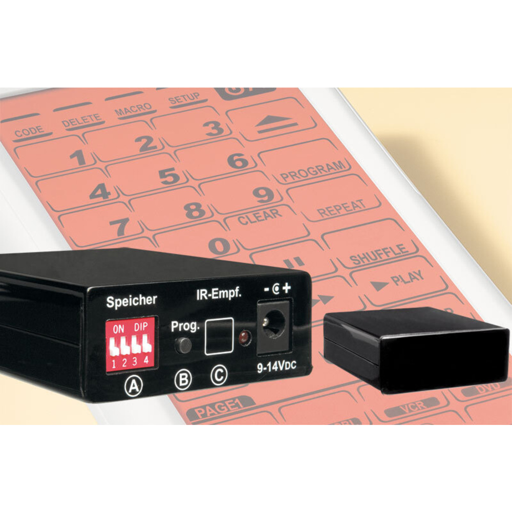 Infrarot-Fernbedienung FS20 IRF - Mit FS20-Sendern Hi-Fi, TV, SAT bedienen!