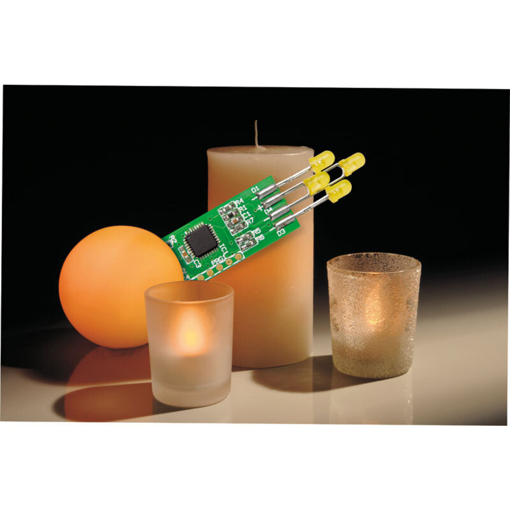 Kerzenlicht ohne Gefahr - LED-Kerzen-Flackerlicht LED-KL1