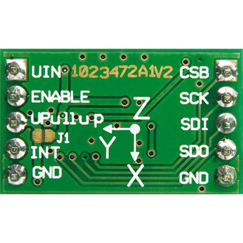 3-Achsen-Beschleunigungssensor 3D-BS - Modul mit SPI- und I2C-Schnittstelle