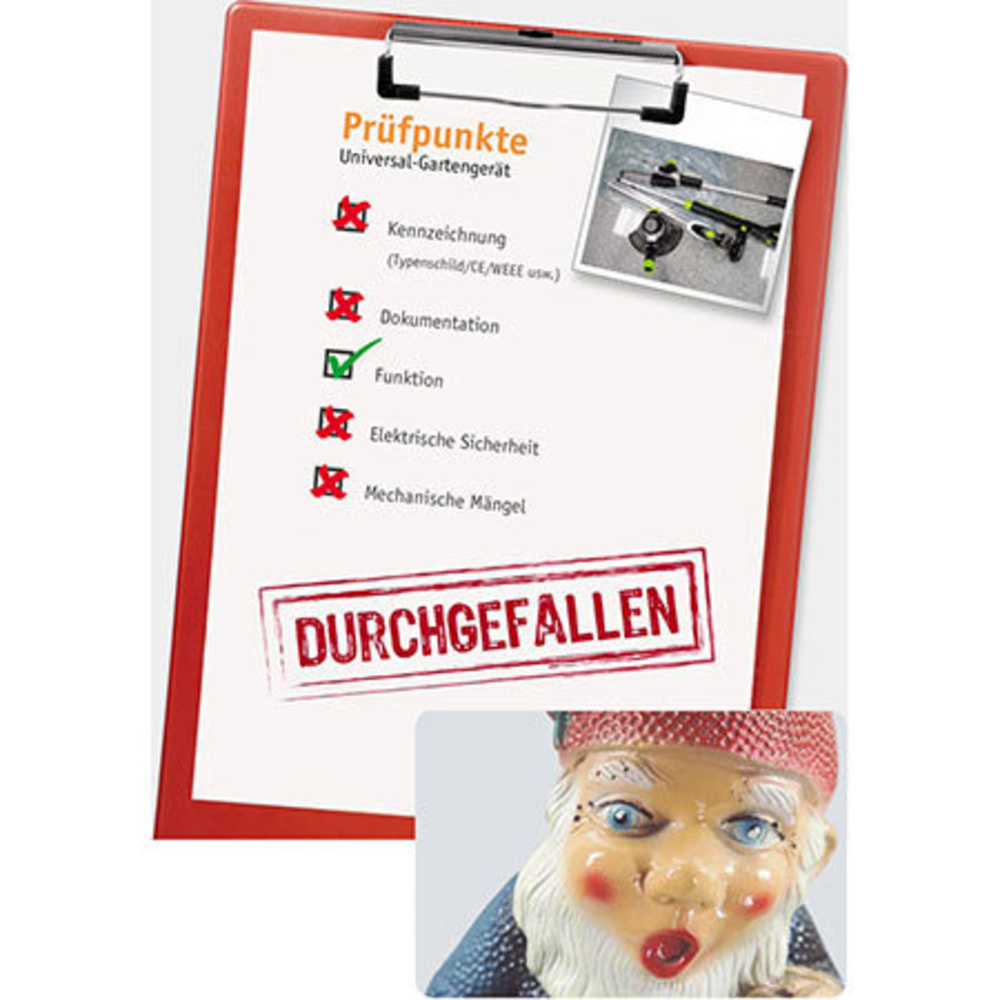 Praxiswissen - Der Weg zum sicheren Produkt: Unsicherer Gartenarbeiter