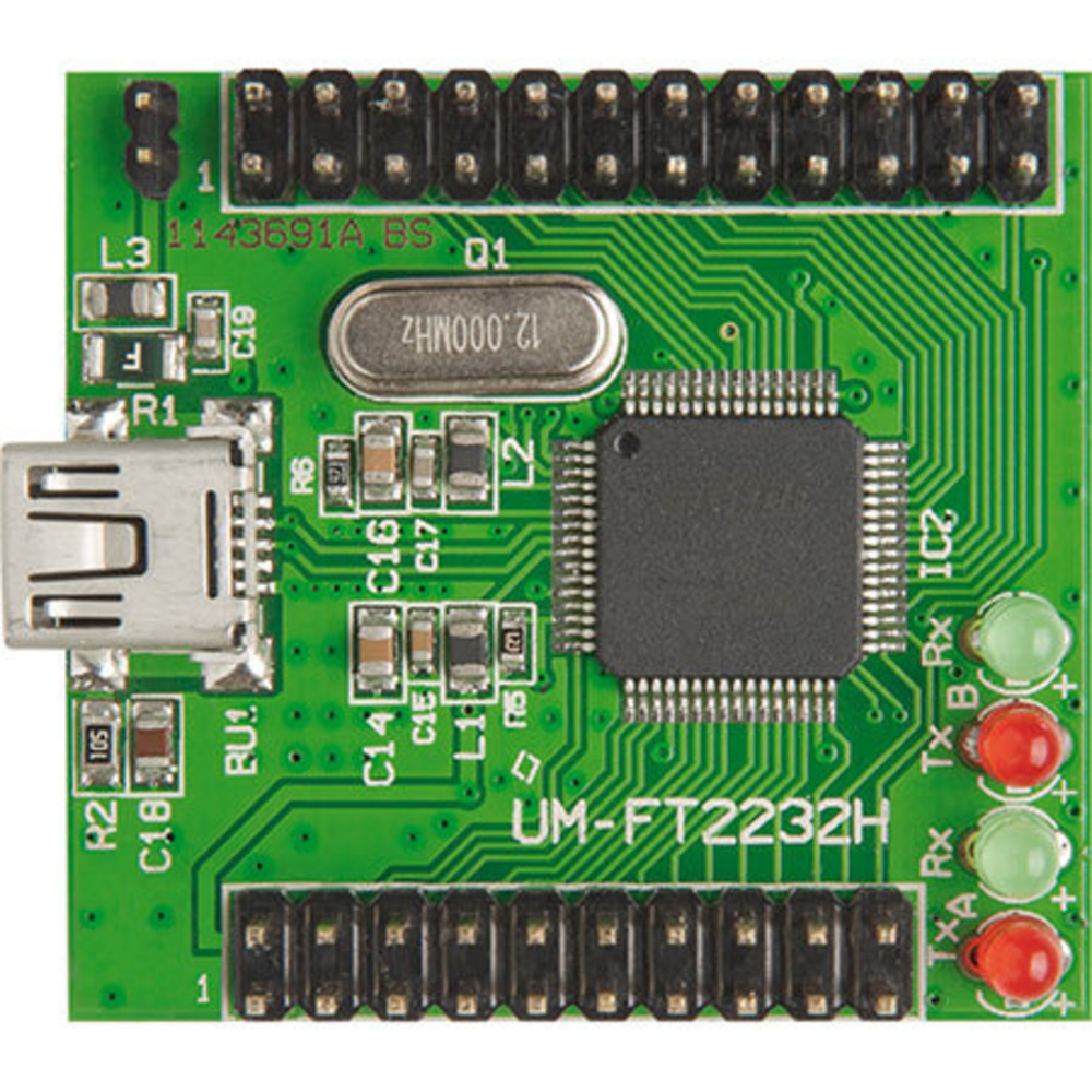 Highspeed-USB-Kommunikation einfach integriert – UART/FIFO-Wandler-Modul