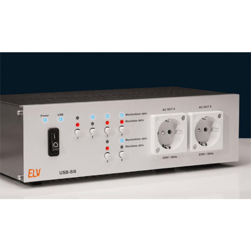 Fernschalten per USB – Sechsfach-Schaltinterface mit Wochentimer Teil 1/2