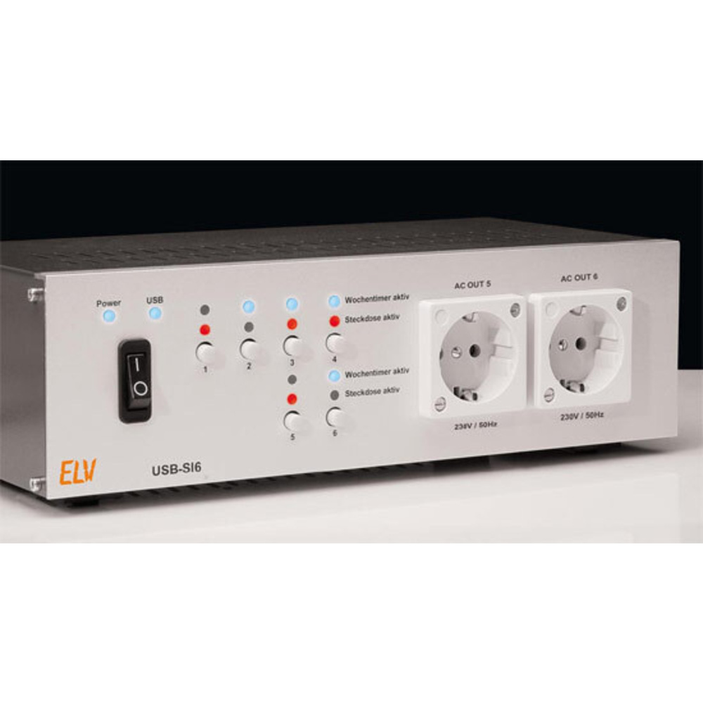 Fernschalten per USB – Sechsfach-Schaltinterface mit Wochentimer Teil 2/2